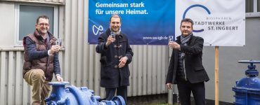 Umweltminister Jost besucht die Stadtwerke St. Ingbert